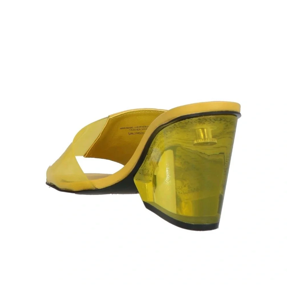TORY BURCH Leather + PVC Mules